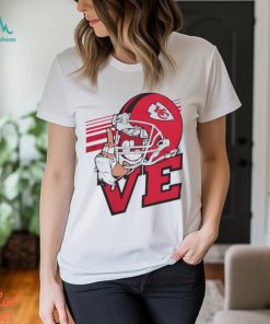 Love Kansas City Chiefs helmet shirt