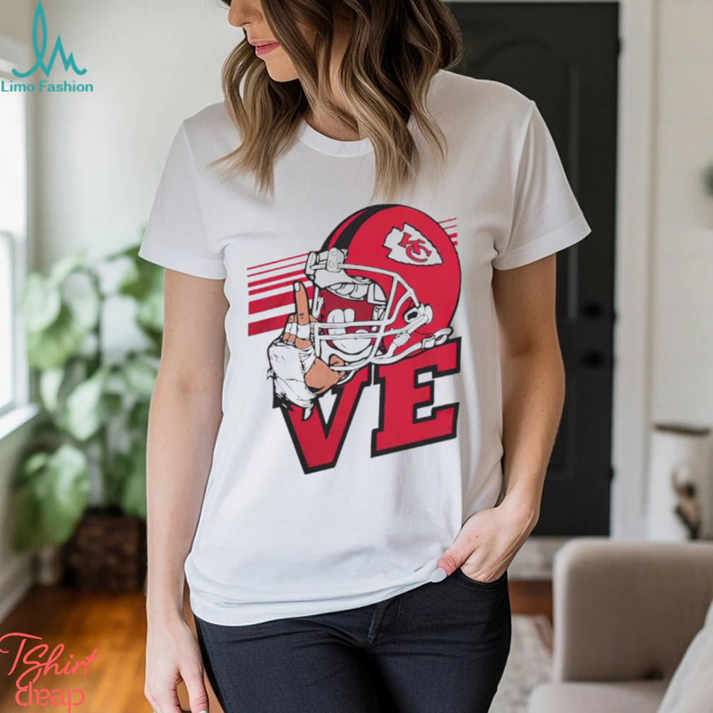Love Kansas City Chiefs helmet shirt Love Kansas City Chiefs helmet shirt