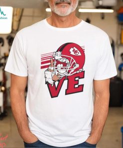 Love Kansas City Chiefs helmet shirt