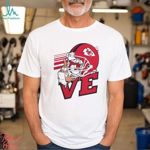 Love Kansas City Chiefs helmet shirt