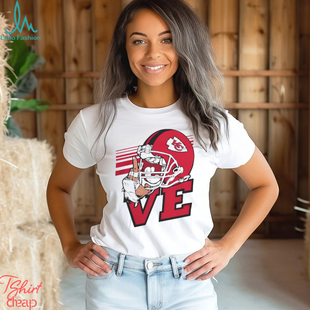 Love Kansas City Chiefs helmet shirt Love Kansas City Chiefs helmet shirt