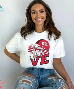 Love Kansas City Chiefs helmet shirt