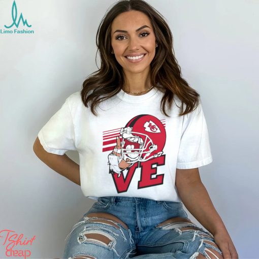 Love Kansas City Chiefs helmet shirt