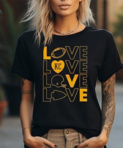 Love Kansas City Football Helmet 2024 Shirt, hoodie, sweater, long sleeve and tank top Love Kansas City Football Helmet 2024 Shirt