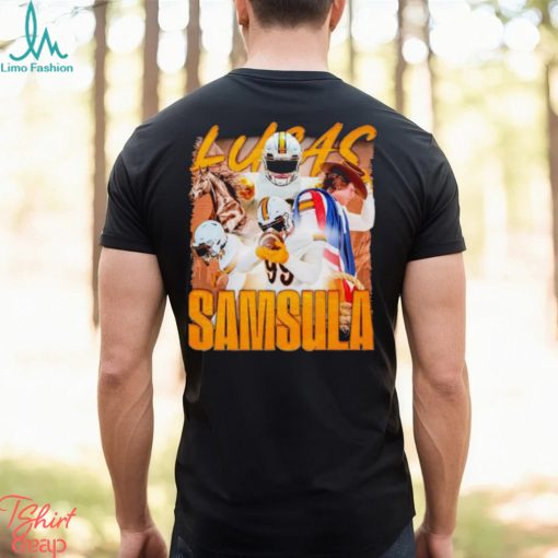 Lucas Samsula Wyoming Cowboys vintage shirt