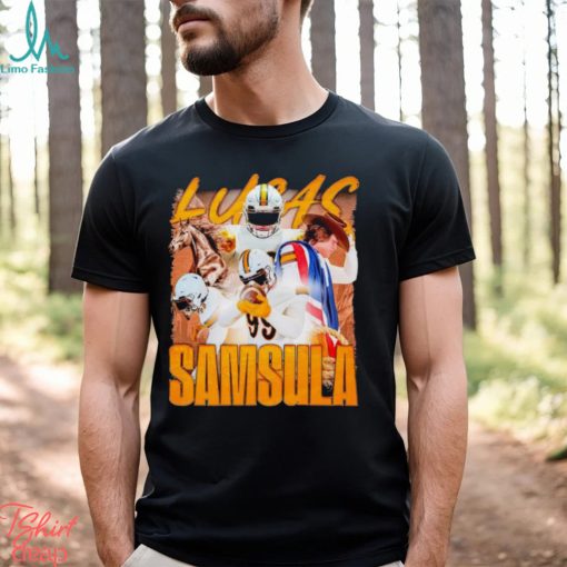 Lucas Samsula Wyoming Cowboys vintage shirt