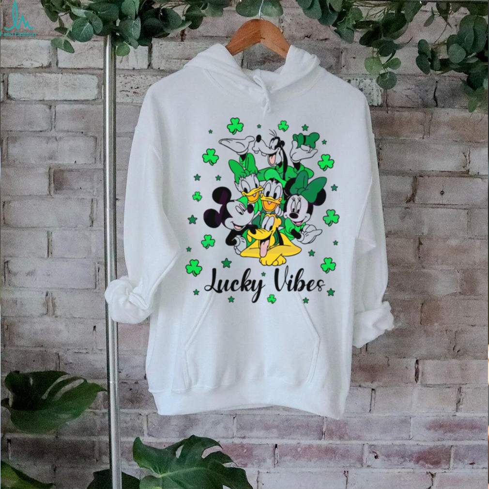 Lucky Vibes St Patricks Day Disney Friends shirt