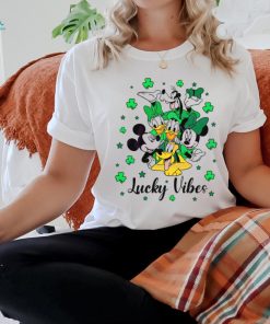 Lucky Vibes St Patricks Day Disney Friends shirt