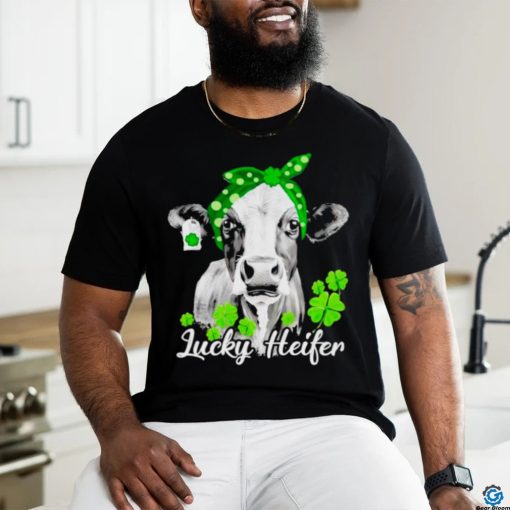 Lucky heifer St Patrick’s day cow shirt