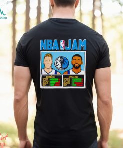 Luka Doncic and Kyrie Irving Dallas Mavericks NBA Jam shirt