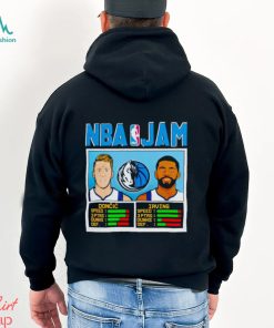 Luka Doncic and Kyrie Irving Dallas Mavericks NBA Jam shirt