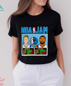 Luka Doncic and Kyrie Irving Dallas Mavericks NBA Jam shirt