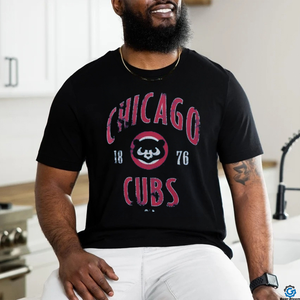 MLB Chicago Cubs Men's Bi Blend T Shirt MLB Chicago Cubs Men's Bi Blend T Shirt