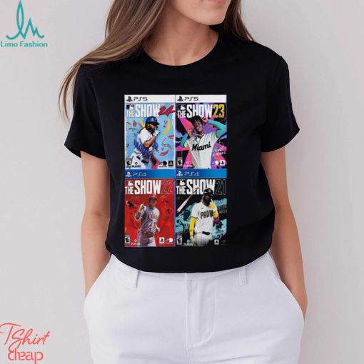 MLB The Show Cover From The Last Four Years 21 22 23 24 Shirt