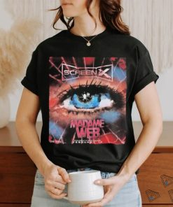 Madame Web Official Poster ScreenX Releases February 14th 2024 shirt