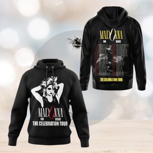Madonna Four Decades The Celebration Tour 3D Unisex Hoodie