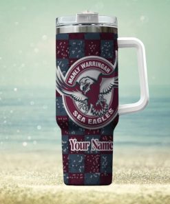 Manly Warringah Sea Eagles NRL Personalized Stanley Tumbler 40oz