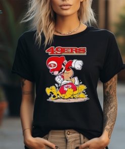 Mario 49ers Stomps On Kansas City Chiefs Shirt