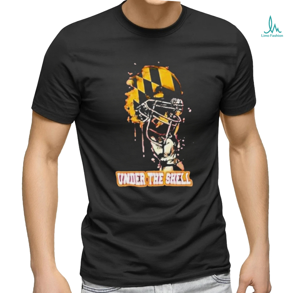 Maryland Terrapins Under The Shell Rising Helmet Shirt Maryland Terrapins Under The Shell Rising Helmet Shirt