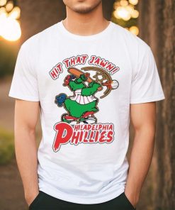 Mascot Player Baseball Phillies Phanatic Hit That Jawn Baseball shirt