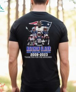 Matthew Slater New England Patriots 2008 2023 Thank You For The Memories Shirt