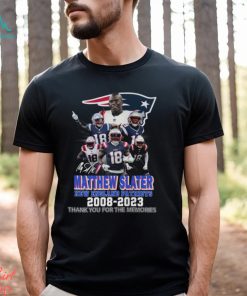 Matthew Slater New England Patriots 2008 2023 Thank You For The Memories Shirt