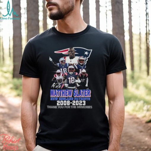 Matthew Slater New England Patriots 2008 2023 Thank You For The Memories Shirt