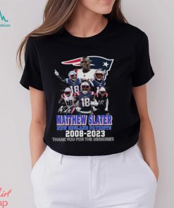 Matthew Slater New England Patriots 2008 2023 Thank You For The Memories Shirt