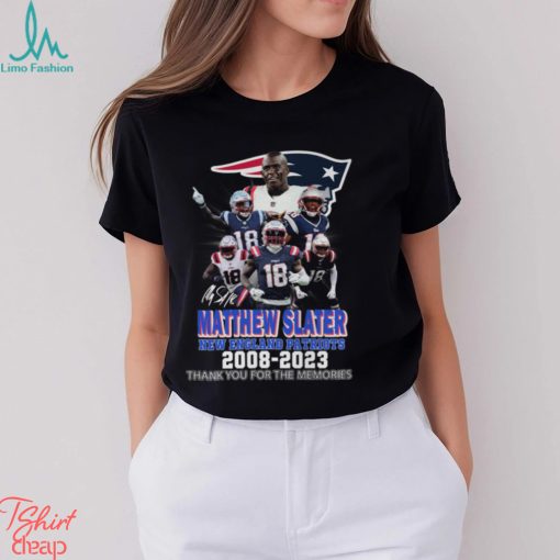 Matthew Slater New England Patriots 2008 2023 Thank You For The Memories Shirt