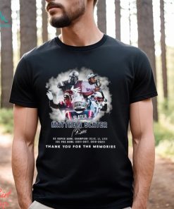 Matthew Slater New England Patriots thank you for the memories shirt