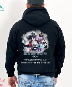 Matthew Slater New England Patriots thank you for the memories shirt