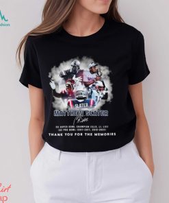 Matthew Slater New England Patriots thank you for the memories shirt