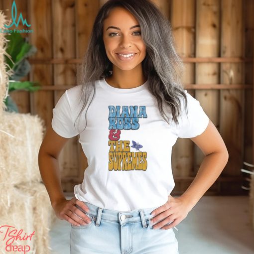 Men’s Diana Ross and The Supremes Stacked Butterfly shirt