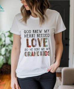Men’s God knew my heart needed love so he sent me my Grandkids shirt, hoodie, sweater, long sleeve and tank top Men’s God knew my heart needed love so he sent me my Grandkids shirt