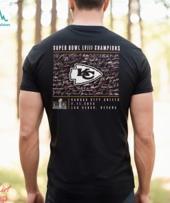 Men's Kansas City Chiefs Fanatics Branded Red Super Bowl LVIII Champions Signature Roster Big & Tall T Shirt