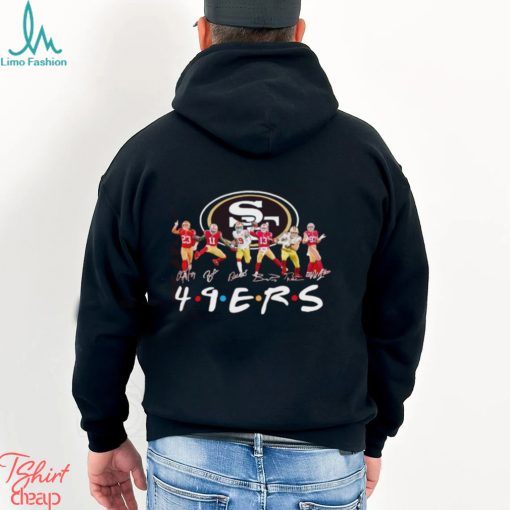 Men’s San Francisco 49ers Friends tv show signatures shirt