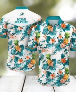 Miami Dolphins NFL Hawaiian Shirt 3D Printed Tropical Pattern Graphic Hawaii Shirt For Fan Ever