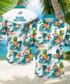 Miami Dolphins NFL Hawaiian Shirt 3D Printed Tropical Pattern Graphic Hawaii Shirt For Fan Ever