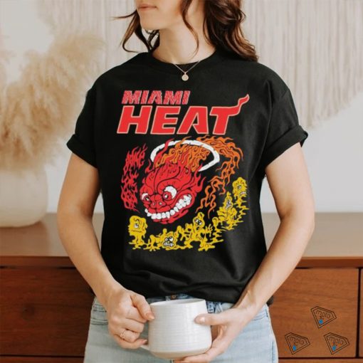 Miami Heat Retro Basketball Dragon Hot Fire shirt