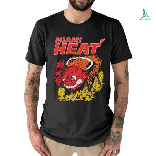 Miami Heat Retro Basketball Dragon Hot Fire shirt
