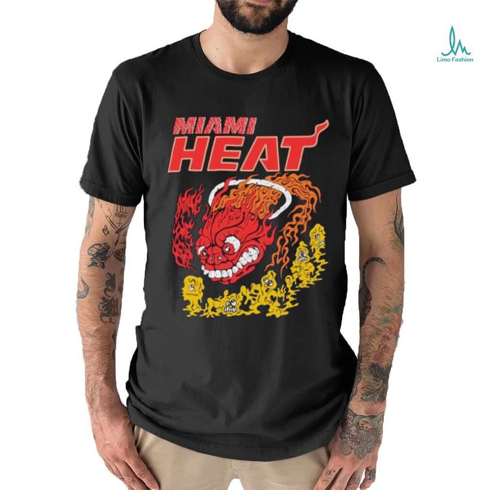 Miami Heat Retro Basketball Dragon Hot Fire shirt Miami Heat Retro Basketball Dragon Hot Fire shirt