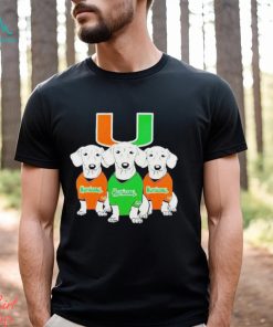 Miami Hurricanes Cute Dogs Shirt