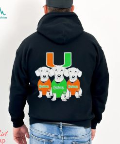 Miami Hurricanes Cute Dogs Shirt