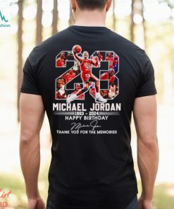Michael Jordan 1963 2024 Happy Birthday thank you for the memories shirt