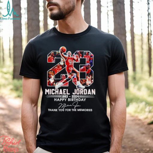 Michael Jordan 1963 2024 Happy Birthday thank you for the memories shirt