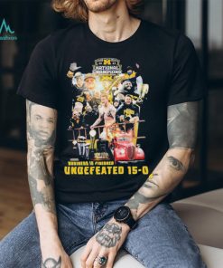 Michigan Wolverines 2023 National Champions Business Is Finished Undefeated 15 0 Shirt
