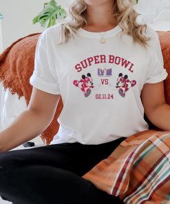 Mickey 49ers Vs Chiefs Super Bowl LVIII Shirt