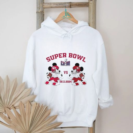 Mickey 49ers vs Chiefs Super Bowl LVIII 02.11.2024 Shirt