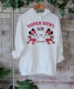 Mickey 49ers vs Chiefs Super Bowl LVIII 02.11.2024 Shirt