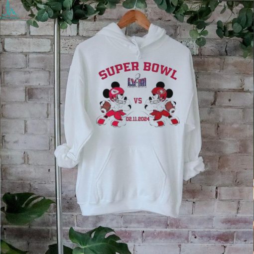 Mickey 49ers vs Chiefs Super Bowl LVIII 02.11.2024 Shirt